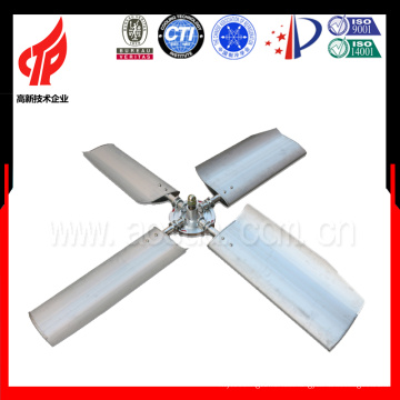 2.4m Aluminio 4 palas Ventilador ajustable para ventilador de torre de enfriamiento de agua con poco ruido